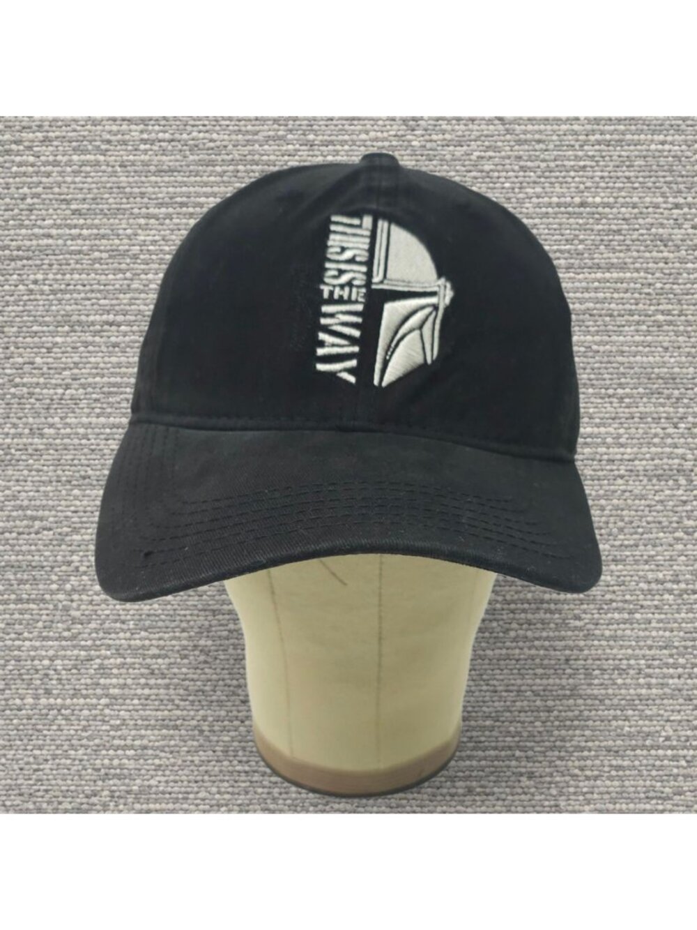 Star Wars The Mandalorian Cap Hat Black Embroidered This Is The Way Strapback